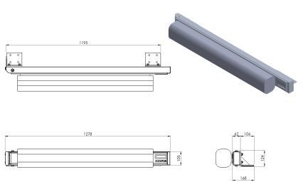 SHOWER TENT BRACKET BLANK DRAWING scaled